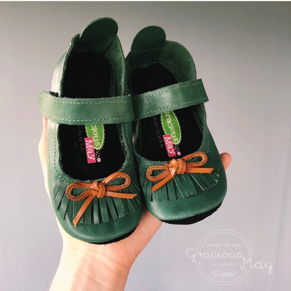 Gracious May Girls Moccasin Shoes Size 5 6 7 8 9
